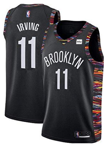 Men's Nets #11 Kyrie Irving Black NBA Stitched Jersey Men's Nets #11 Kyrie Irving Black NBA Stitched Jersey